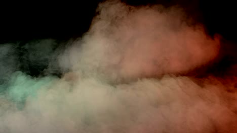 nubes de humo de hielo seco realista