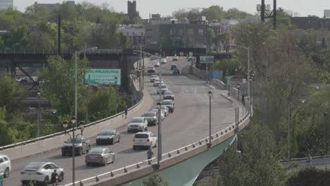 spring garden bridge, philadelphia, from art museum