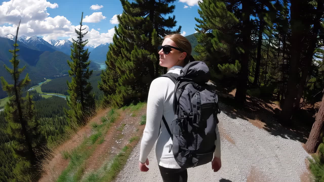 Escalando en las montañas