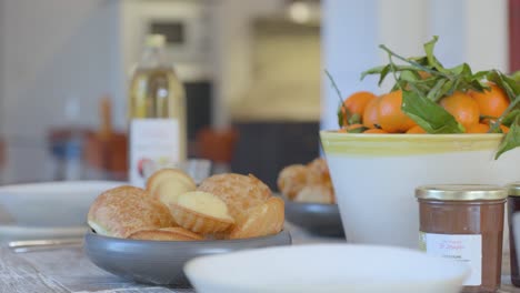 gourmet breakfast spread with fresh produce