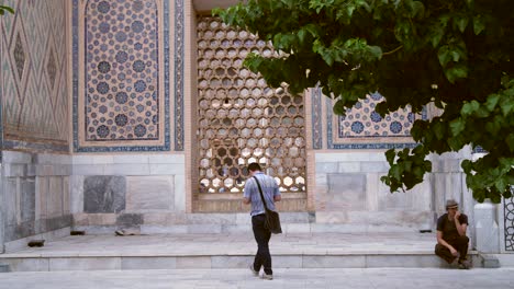 courtyard in samarkand