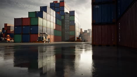 shipping container terminal