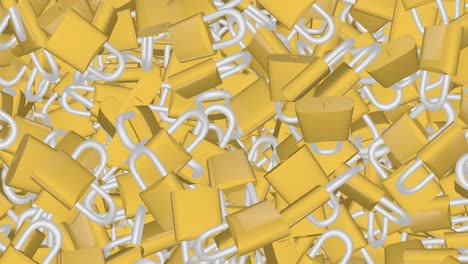 4k padlock rotation symbol about technology computers and programs developing data security system