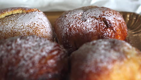 close up of traditional famous italian neapolitan pastry called sfogliatella napoletana 4k