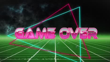 animación del juego en el espacio abstracto digital
