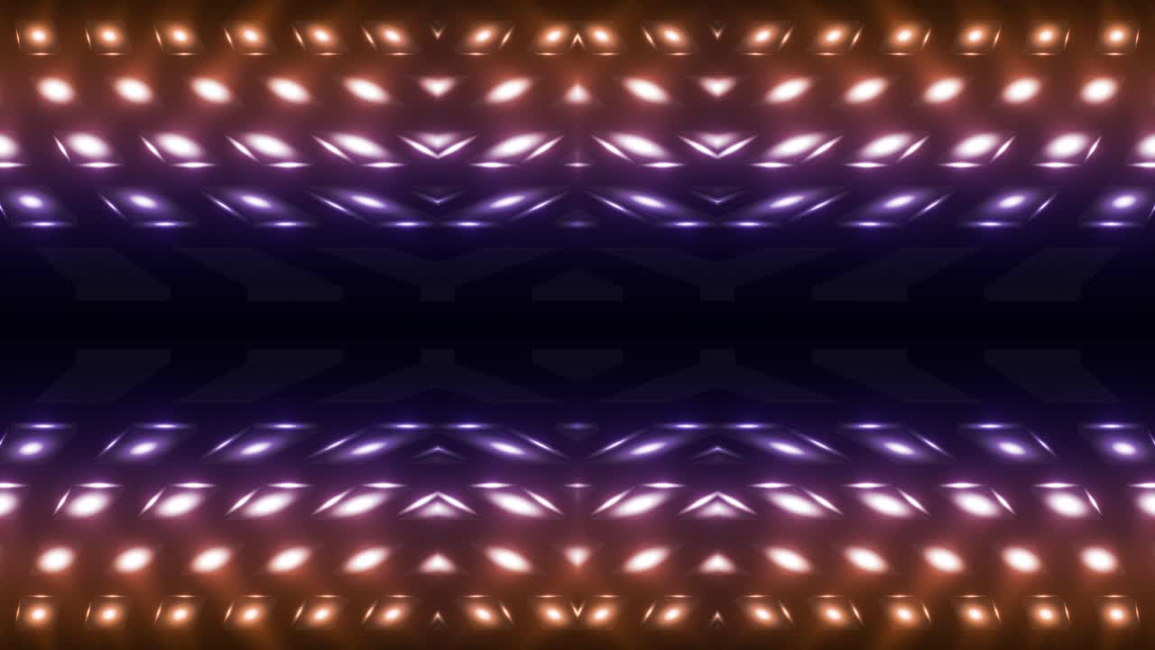Abstract Neon Stage Lighting Pattern