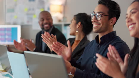 business people, meeting applause