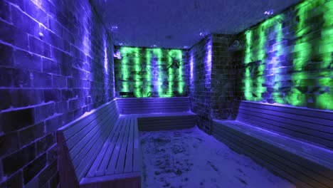 salt room in spa center
