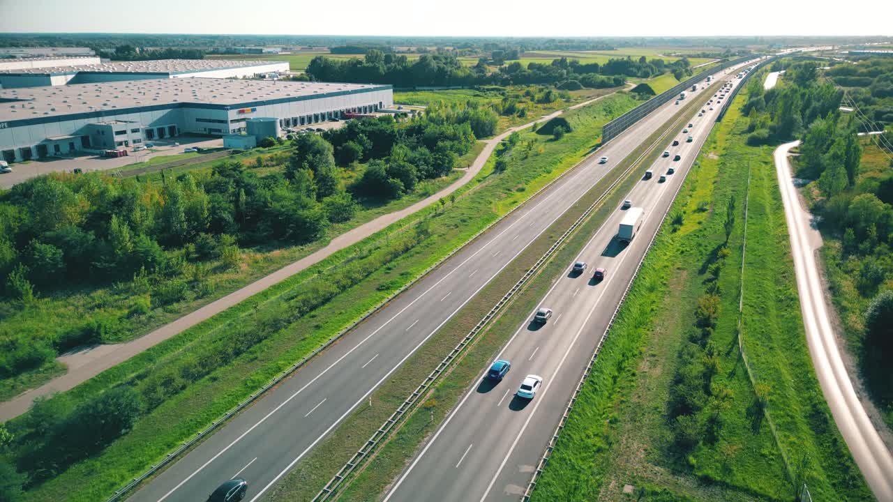 고속도로 도로의 위상 뷰