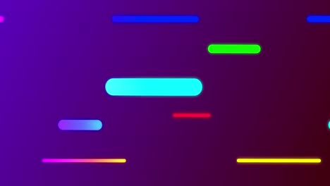 rastros de luz coloridos que se mueven diagonalmente contra un fondo púrpura