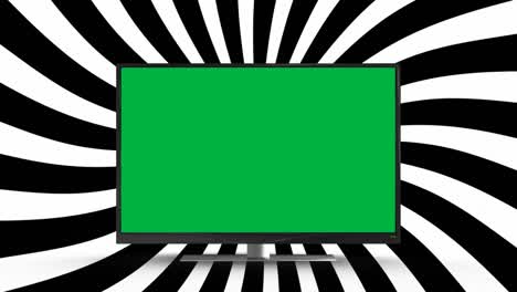 Flachbildfernseher-Mit-Greenscreen