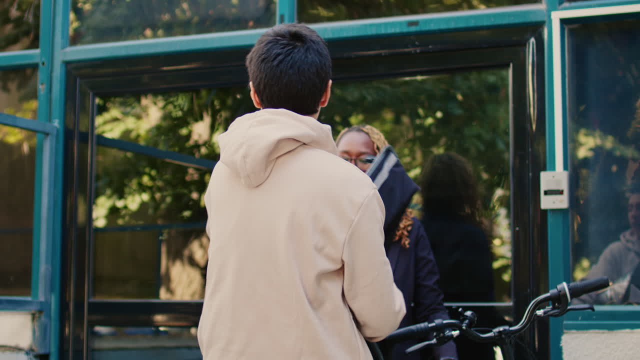 Food Delivery on a Bicycle