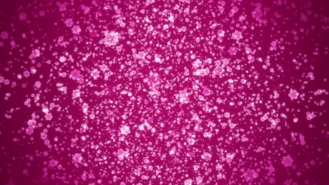 pink snowflake background