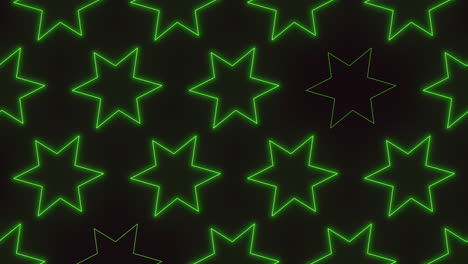 starry night a mesmerizing pattern of green stars on black