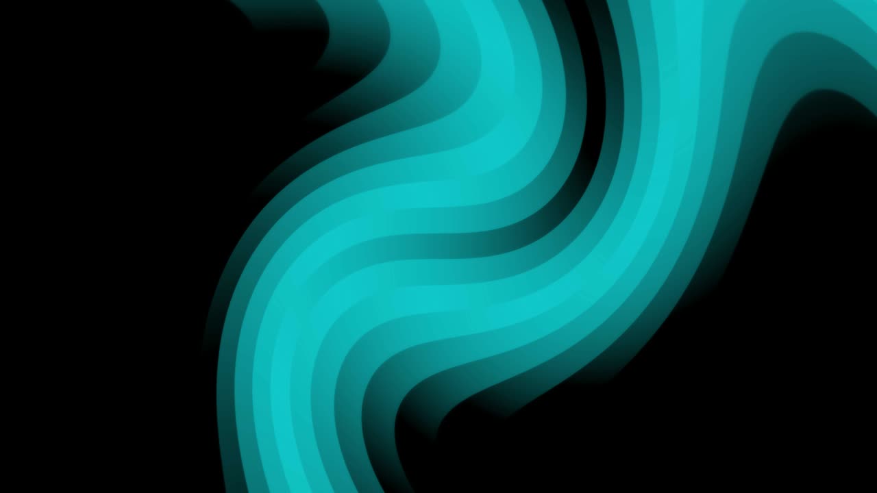 색의 기하학적 모양의 추상적인 3d 렌더링, 컴퓨터 생성 루프 애니메이션.