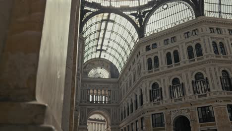 architectural splendor of galleria umberto, naples