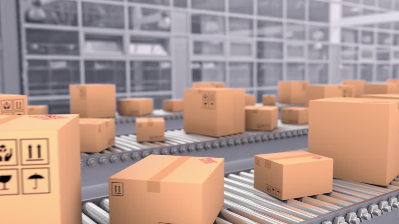 servicio logístico de transporte y entrega de la empresa de transporte