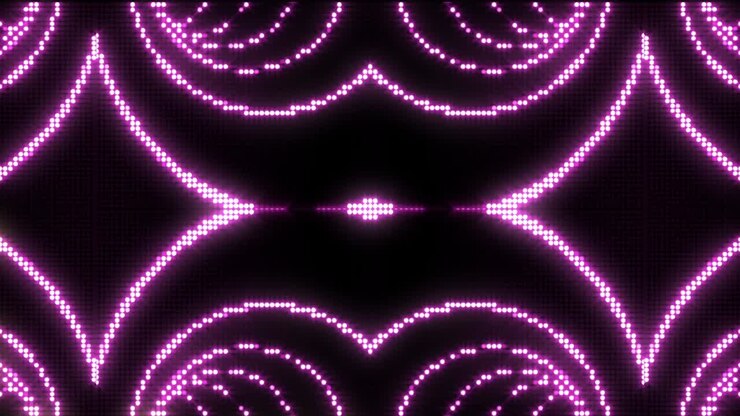 Abstract Purple Geometric Light Pattern