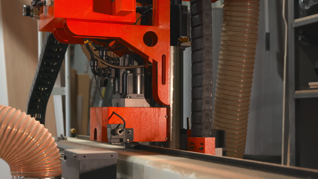 Detail CNC stroje