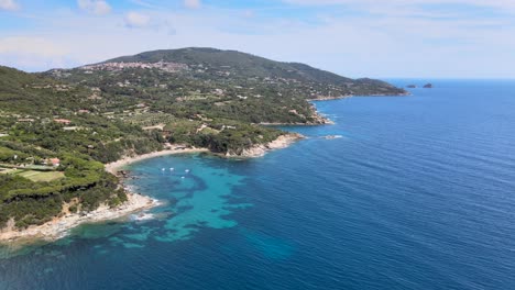 vista aerea de la isla de elba