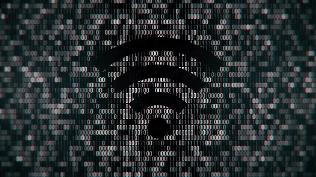 4K - Focus Wifi,Internet connection loopable background