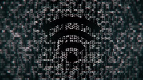 4k - enfoque wifi, conexión a internet fondo en bucle