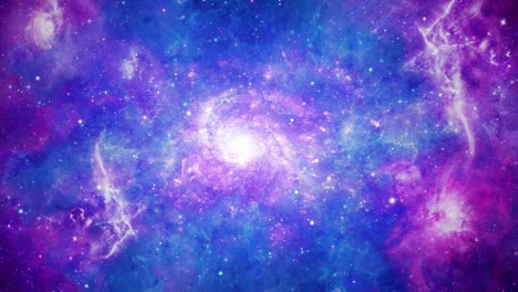 flight through universe nebula galaxy, interstellar space travel, traveling through cosmos loop background