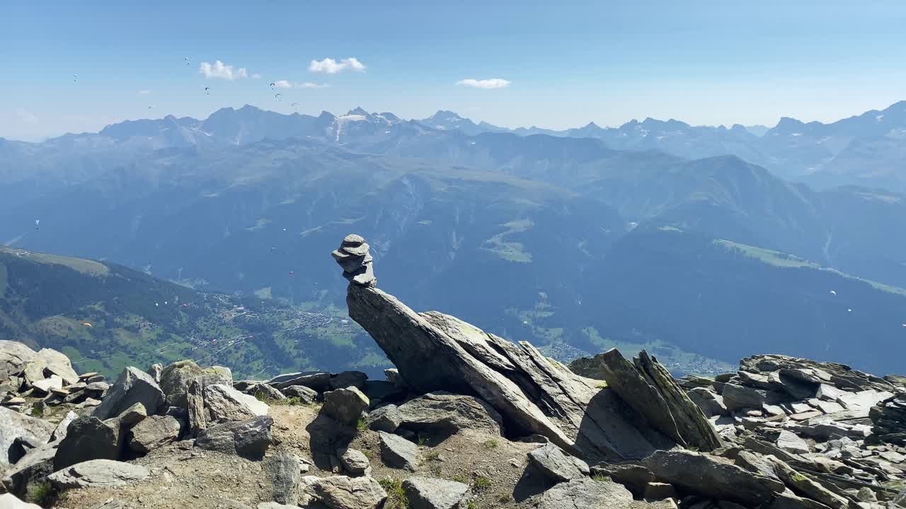 Stunning Panoramic View from a Mountain Summit