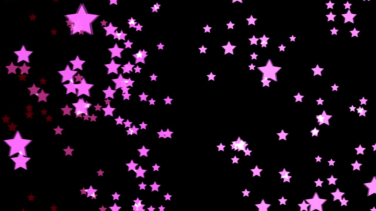 gráficos de movimiento cgi abstractos y fondo animado con estrella