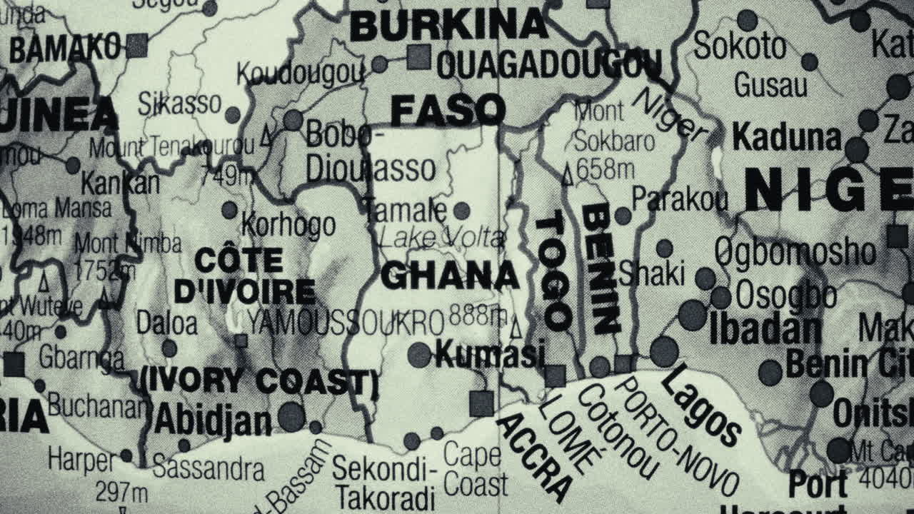 Map of West Africa