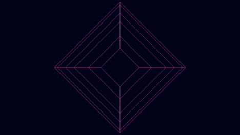 abstract geometric shapes in purple against a dark background