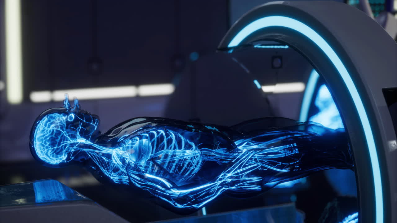 Advanced imaging technology reveals intricate blood vessels in human anatomy