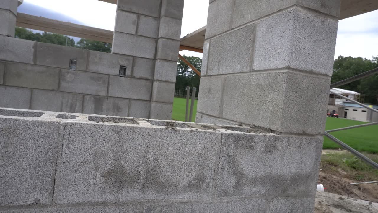 석재 작업 중간 공사