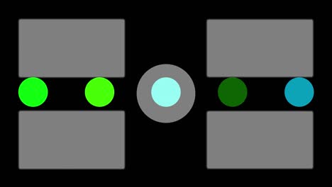 esfera de bola colorida tarjeta de finalización pantalla de finalización gráficos de movimiento