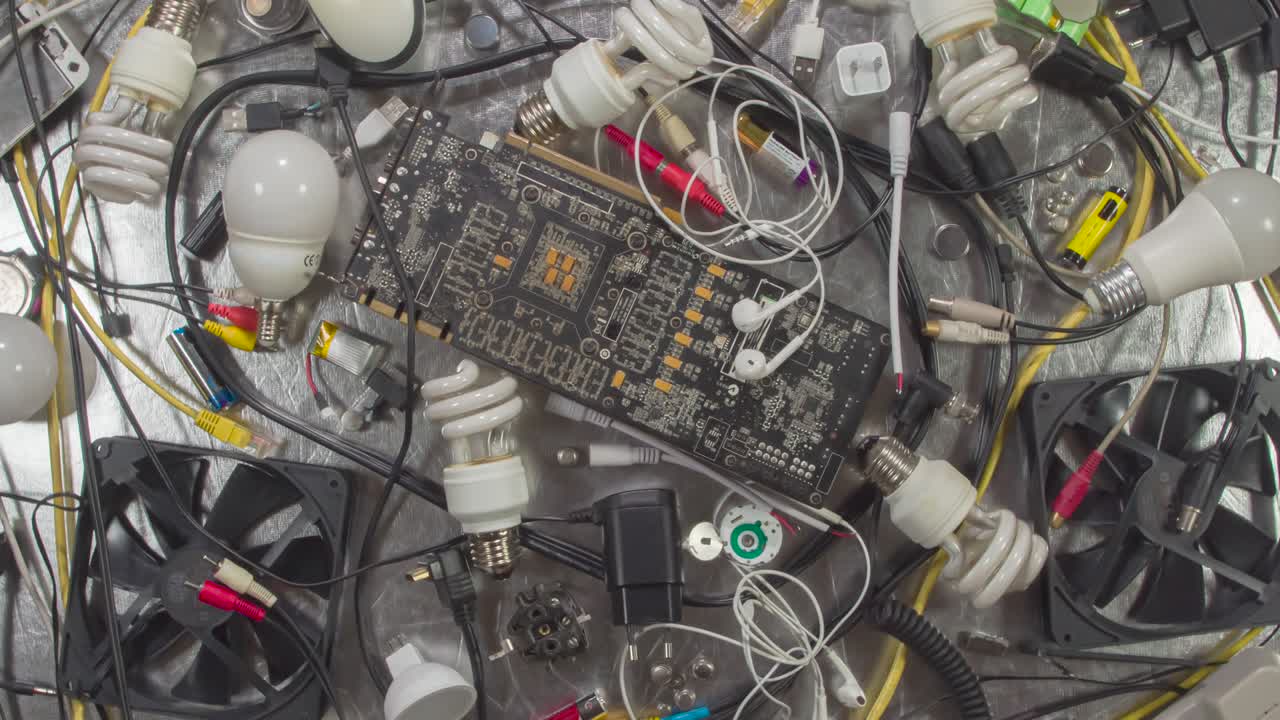 variedad de residuos para su reciclaje