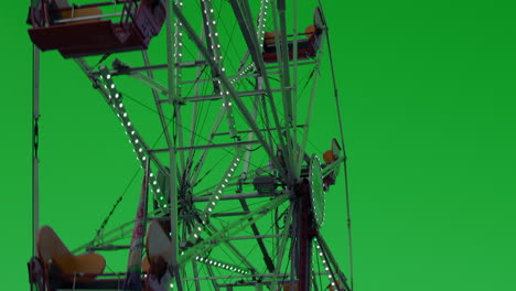 4k green screen, ferris wheel background