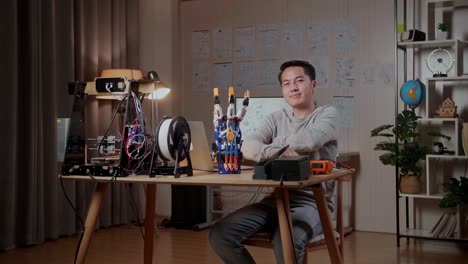 constructor de manos robóticas impresas en 3d