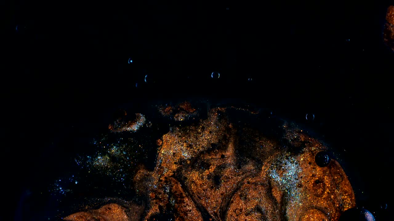 fondo de burbujas de aceite líquido abstracto