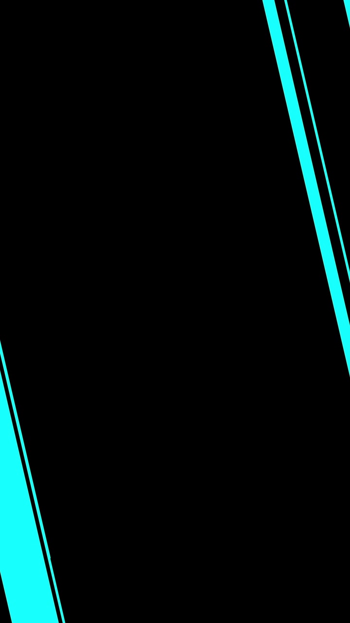 Cyan anime-hastighedslinjer bevæger sig hurtigt på sort baggrund, sømløs sløjfe, vertikalt format