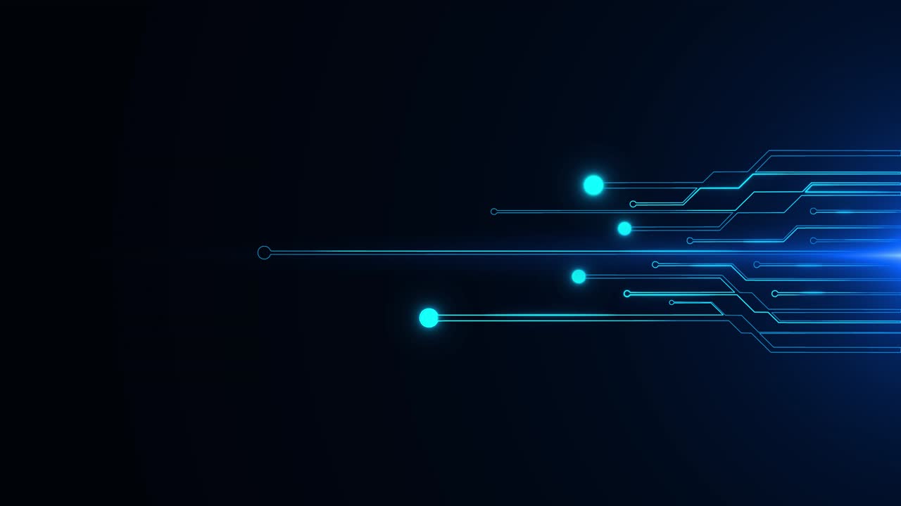 Futuristic motherboard printed circuit board pcb circuit graphic animation background computer