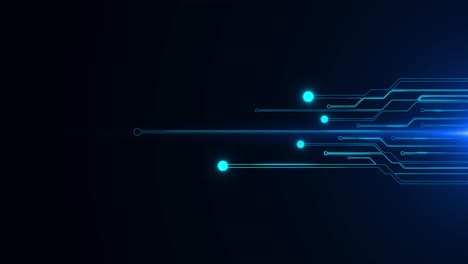 futuristic motherboard printed circuit board pcb circuit graphic animation background computer