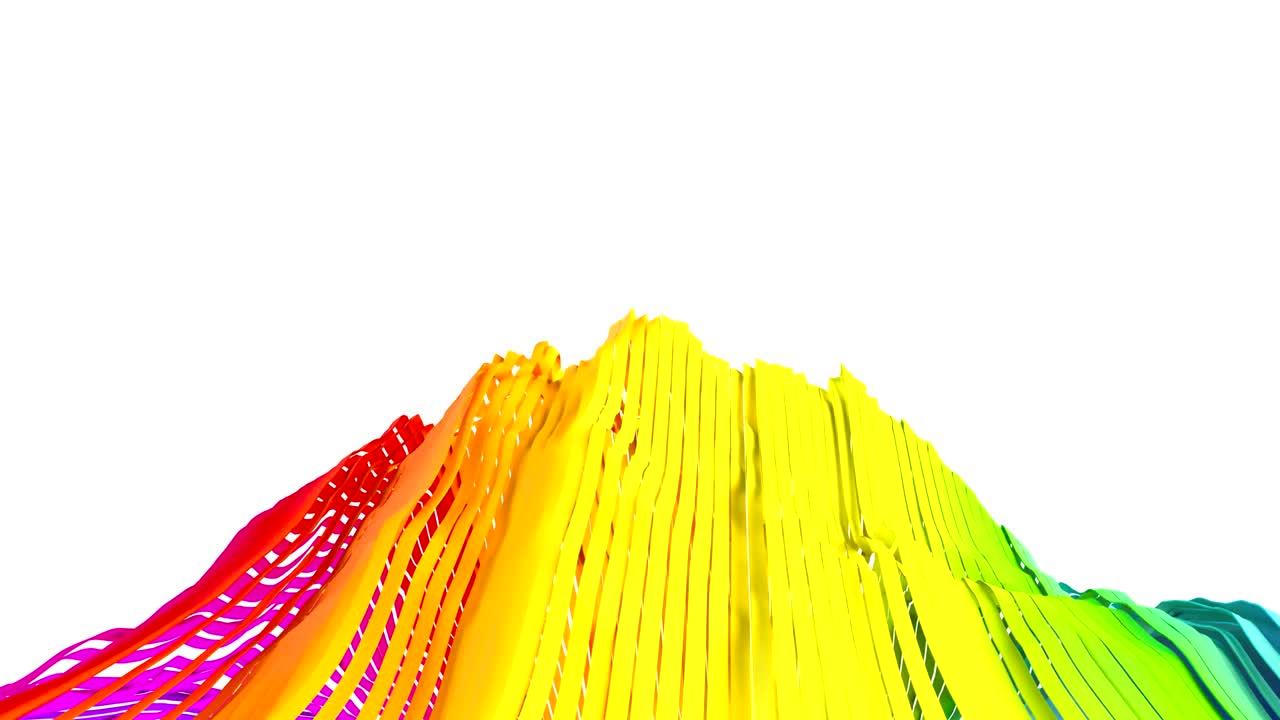 추상적인 리본 스트립.