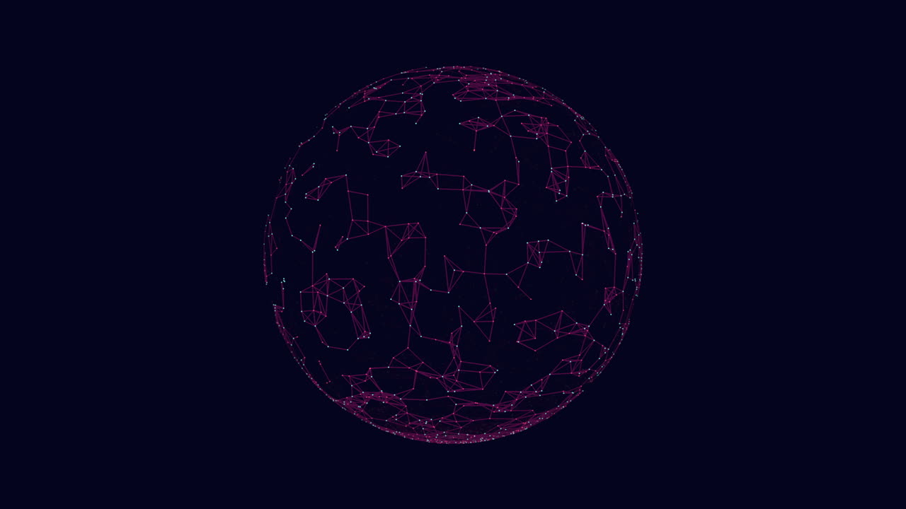 Intricate 3d sphere floating in space