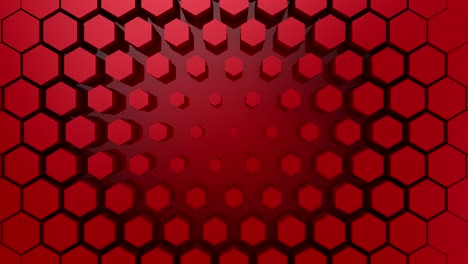 hexagons form a wave