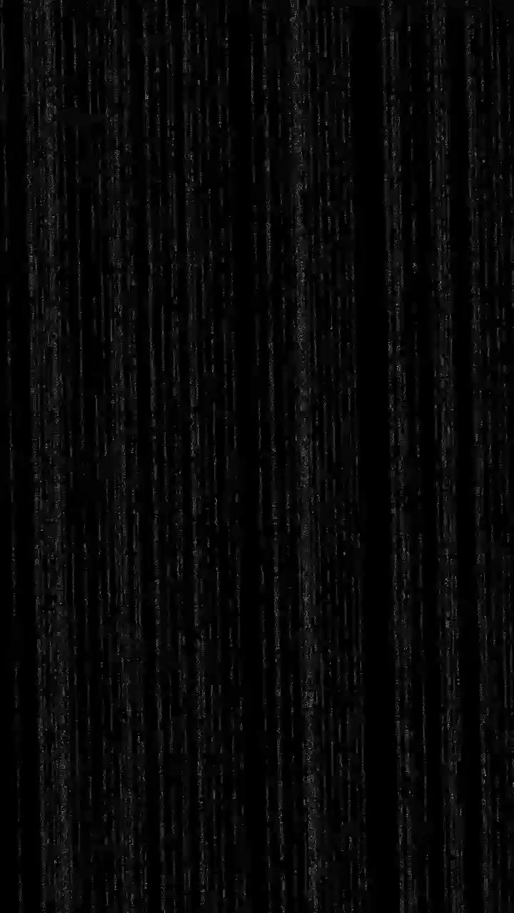 Abstract Background of Vertical White Lines on Black Texture