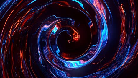 rotación del círculo abstracción de círculos brillantes brillantes. 4k