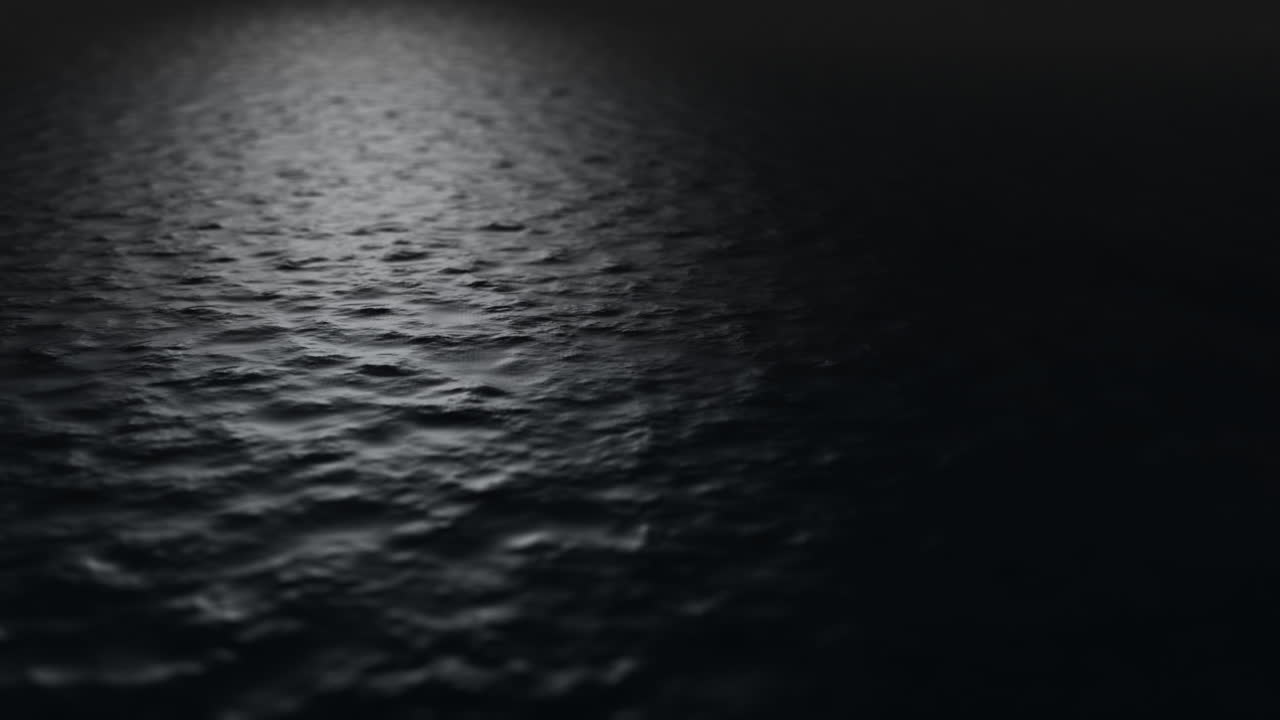 Black Ocean Waves Loop Moody Cinematic Water Texture