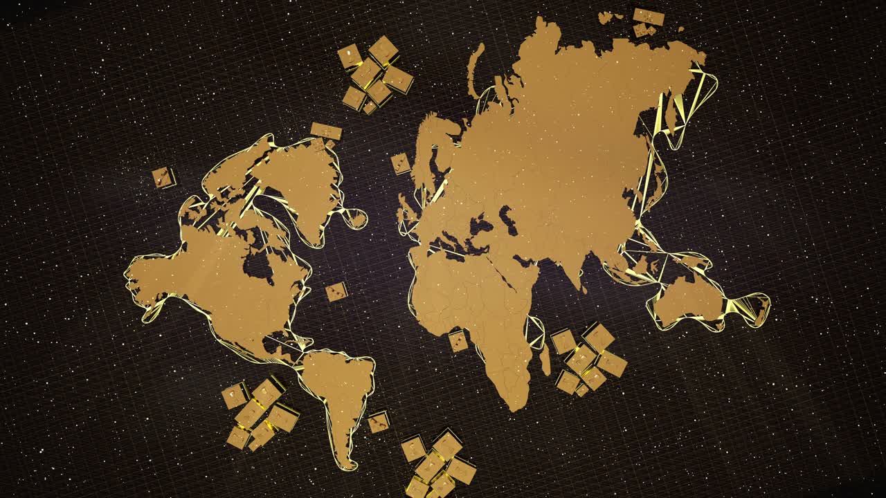 Rete Globale di Consegna Regali, Mappa del Mondo