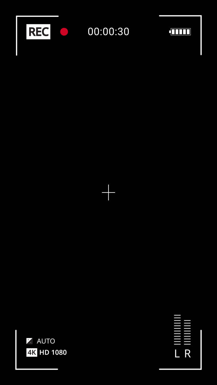 Camera Recording Interface Overlay with Alpha Channel