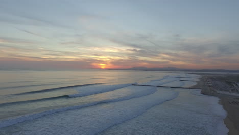 Tiro-De-Dron-De-Amplio-Horizonte-En-Costa-De-Caparica